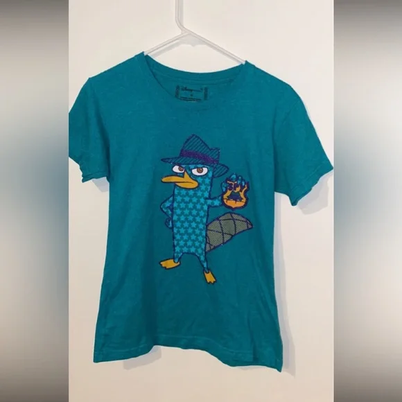 RARE Disney Perry the platypus spy T-shirt - Picture 1 of 4